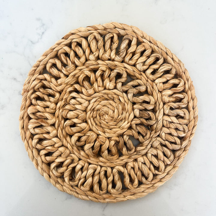 Jute Flower Trivet