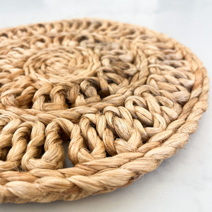 Jute Flower Trivet