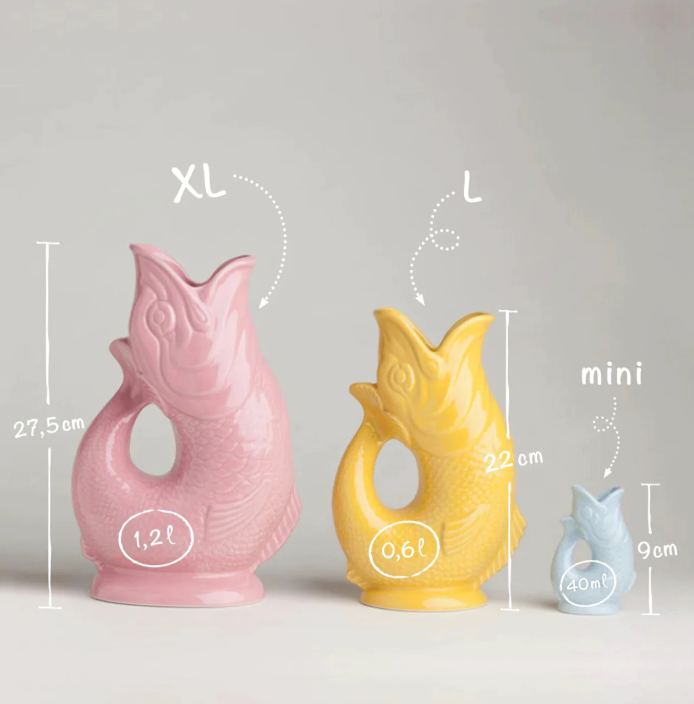Gluggle Jug - White - Extra Large