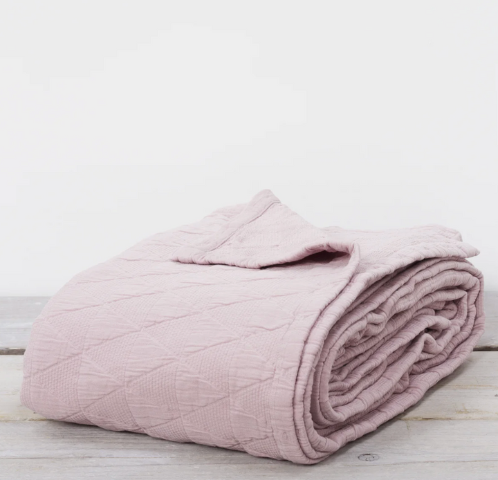 Also Home - Stockholm Bedspread - Blush