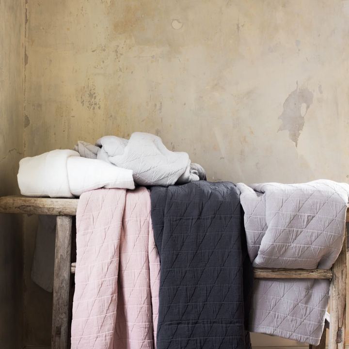 Also Home - Stockholm Bedspread - Pewter Grey