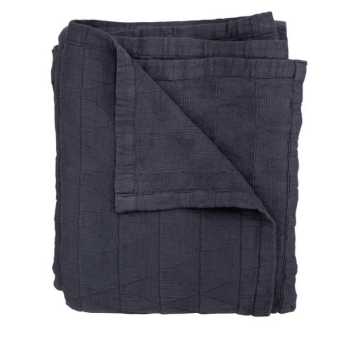 Also Home - Stockholm Bedspread - Slate Grey