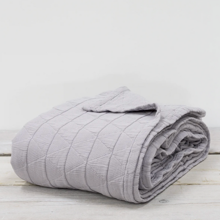 Also Home - Stockholm Bedspread - Pewter Grey
