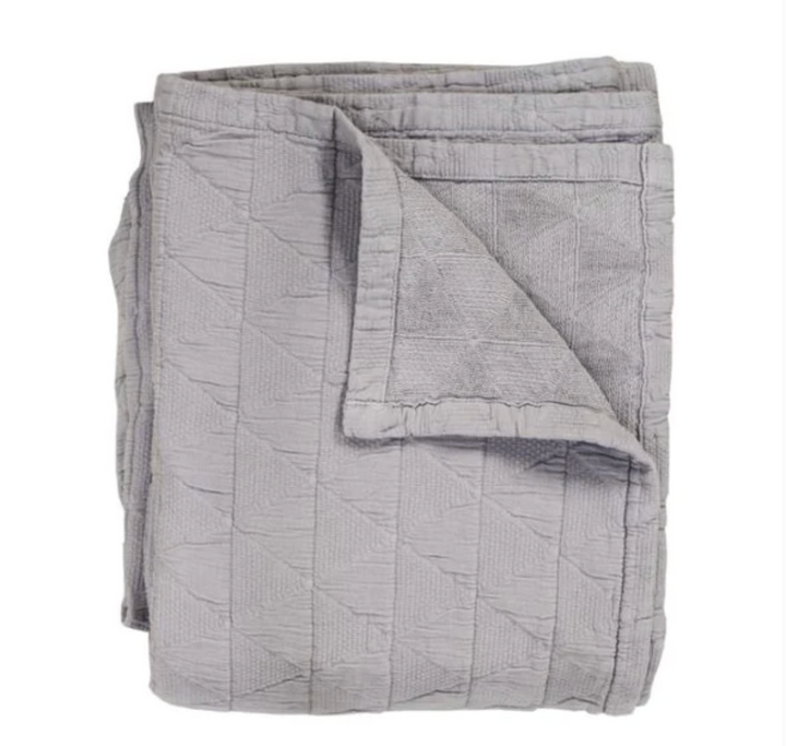 Also Home - Stockholm Bedspread - Pewter Grey