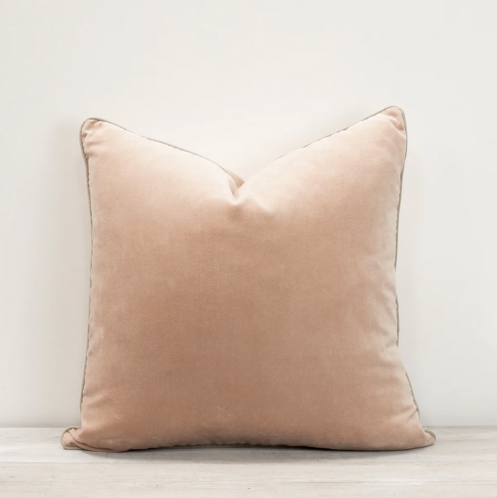 Also Home - Unari Velvet Cushion - Shell