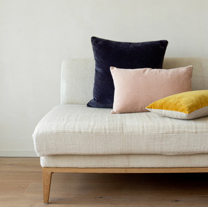 Also Home - Unari Velvet Cushion - Indigo