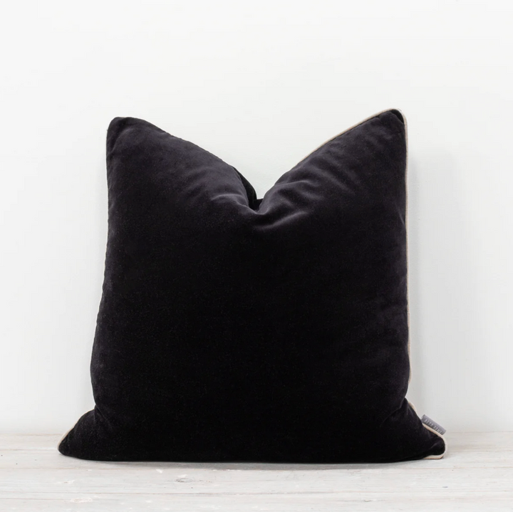 Also Home - Unari Velvet Cushion - Black