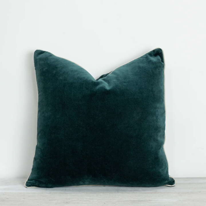 Also Home - Unari Velvet Cushion - Pine