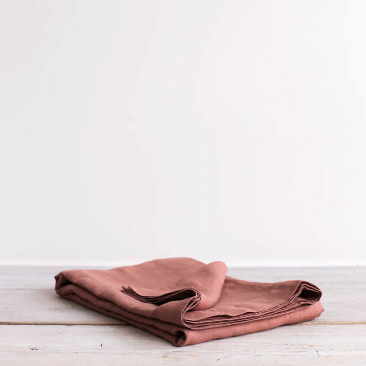 Also Home - Washed Linen Tablecloth - Copper