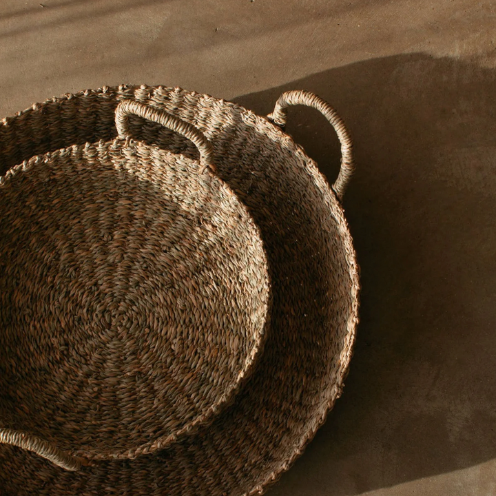 Also Home - Kuten Round Seagrass Baskets