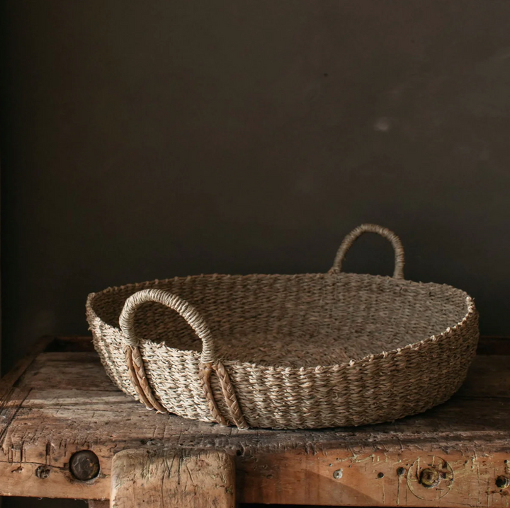 Also Home - Kuten Round Seagrass Baskets