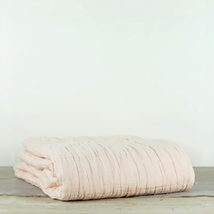 Also Home - Nora Grid Throw - Shell