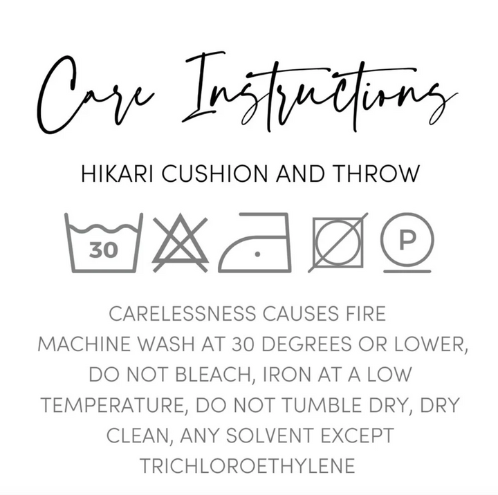 Also Home - Hikari Striped Throw - Grey & White