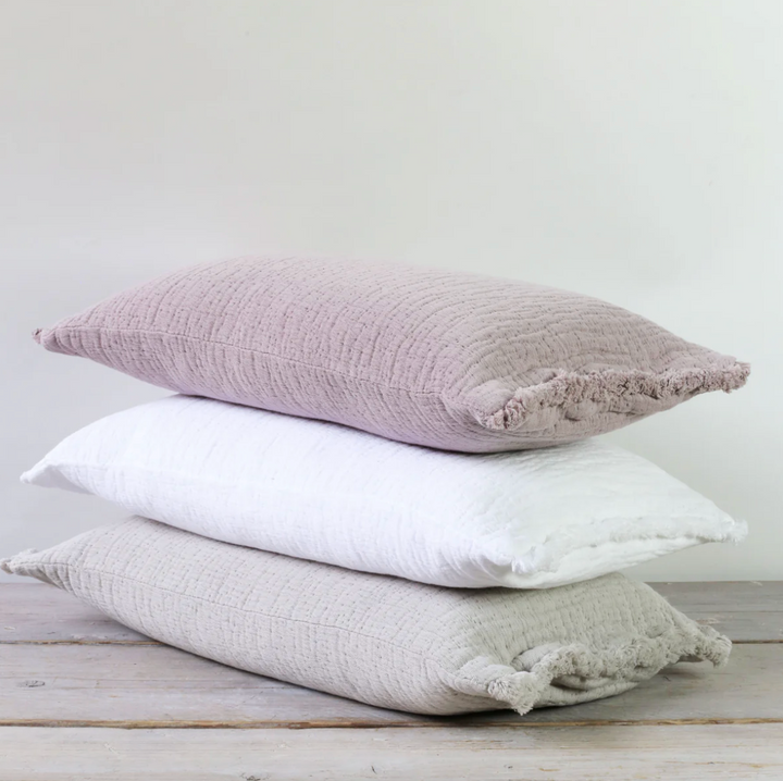 Also Home - Simo Textured Cushion - Pink Heather