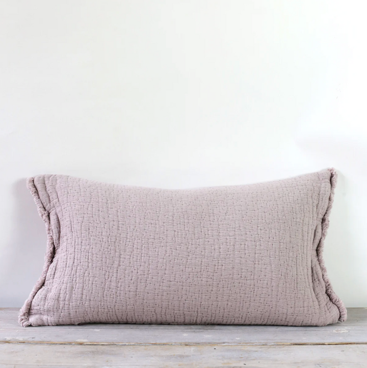 Also Home - Simo Textured Cushion - Pink Heather