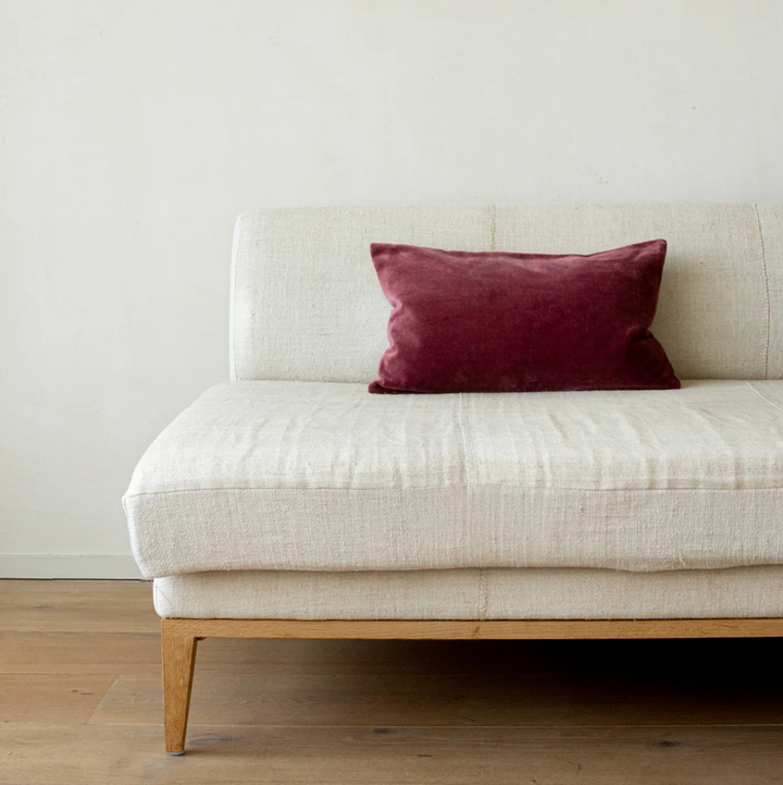 Also Home - Misi Velvet Cushion - Pomegranate