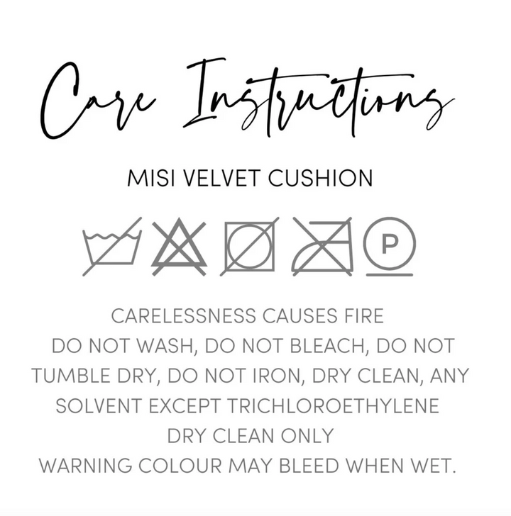Also Home - Misi Velvet Cushion - Camel