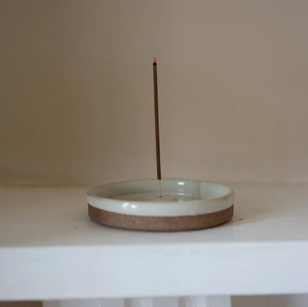 Ceramic Incense Holder With Incense Sticks