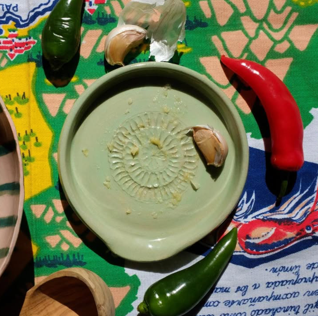 Stoneware Handmade Garlic Grater