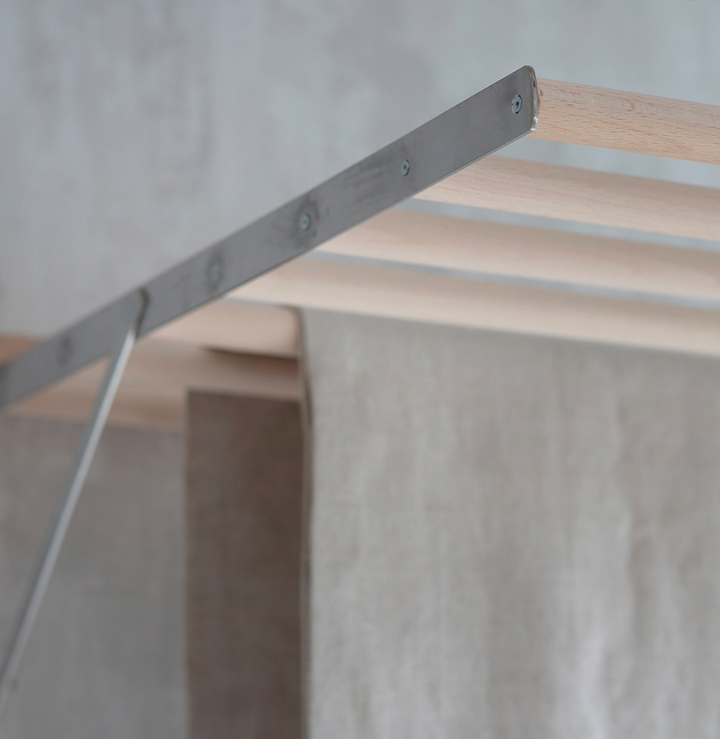 Natural Wood Laundry Room Wall Dryer