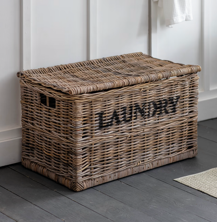 Rattan Laundry Basket - Lights and Darks