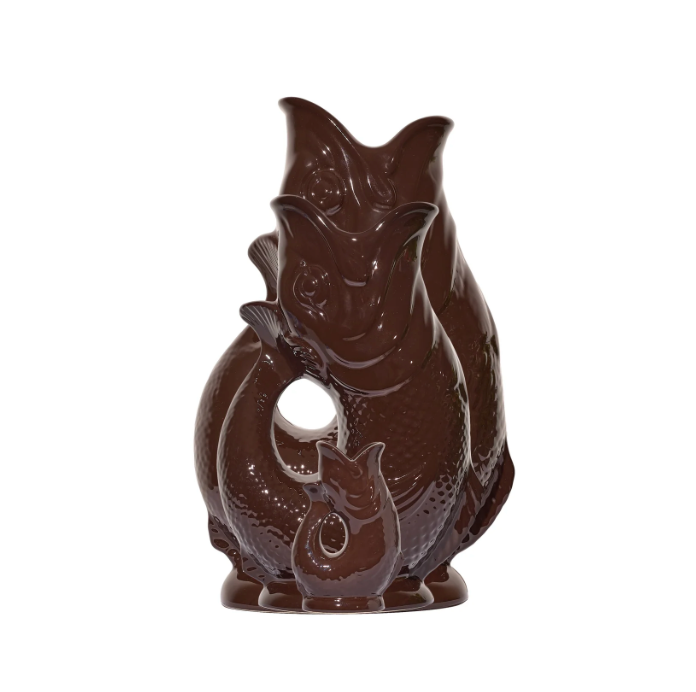 Gluggle Jug - Cocoa Bean Brown - Large