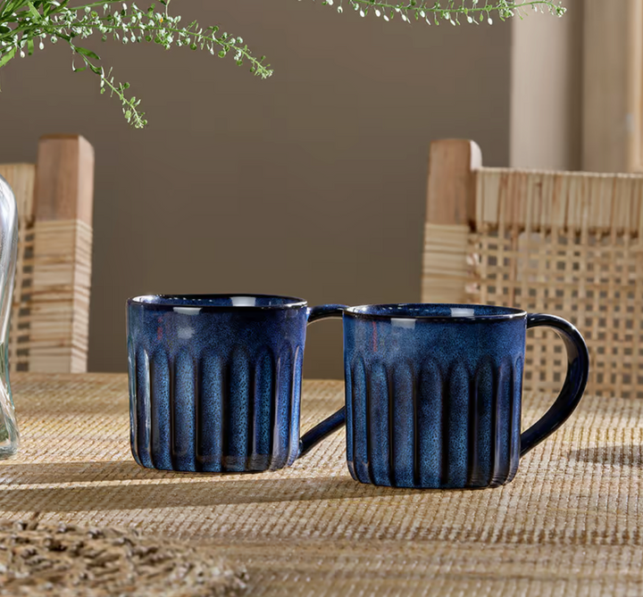 Nkuku - Moda Mug - Deep Blue (Set of 2)
