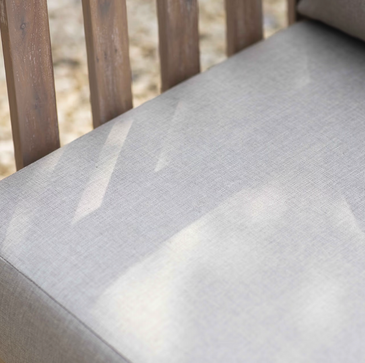 Outdoor Acacia Wood Corner Sofa Set