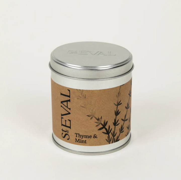 St. Eval Scented Tin Candle - Thyme & Mint