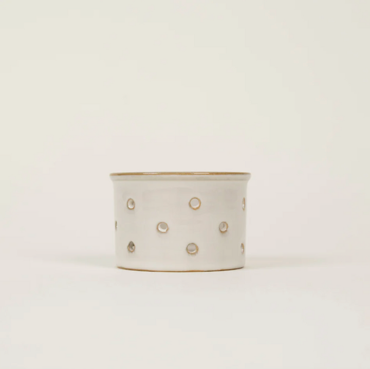 Tealight Candle Holder - Natural Glazed