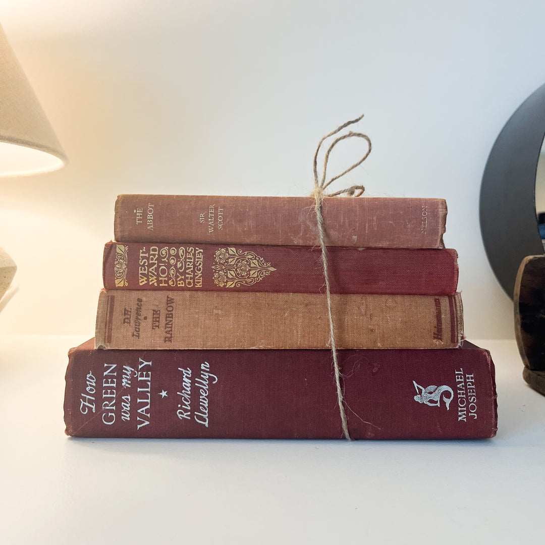 Shelf Styling - Vintage 4 Book Bundle