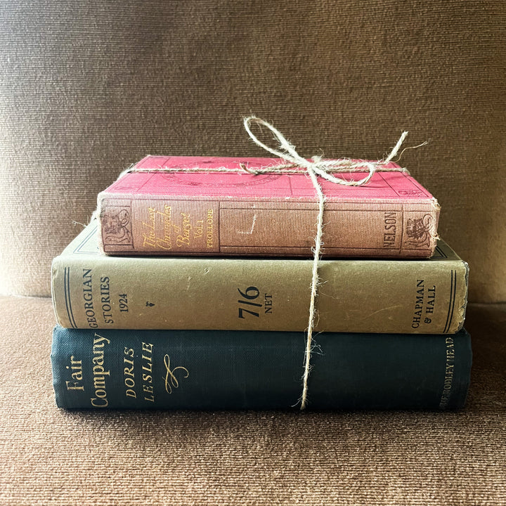 Shelf Styling - Vintage 3 Book Bundle