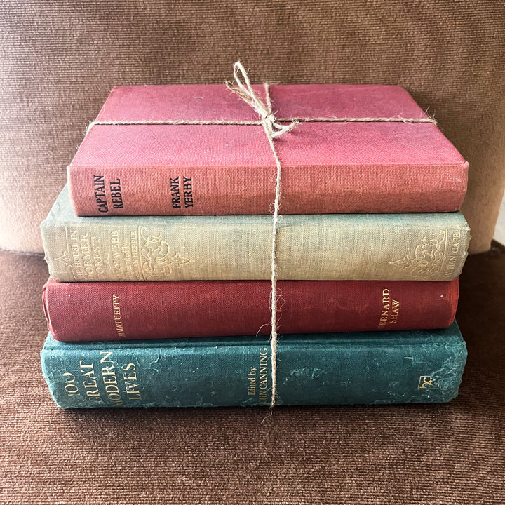 Shelf Styling - Vintage 4 Book Bundle