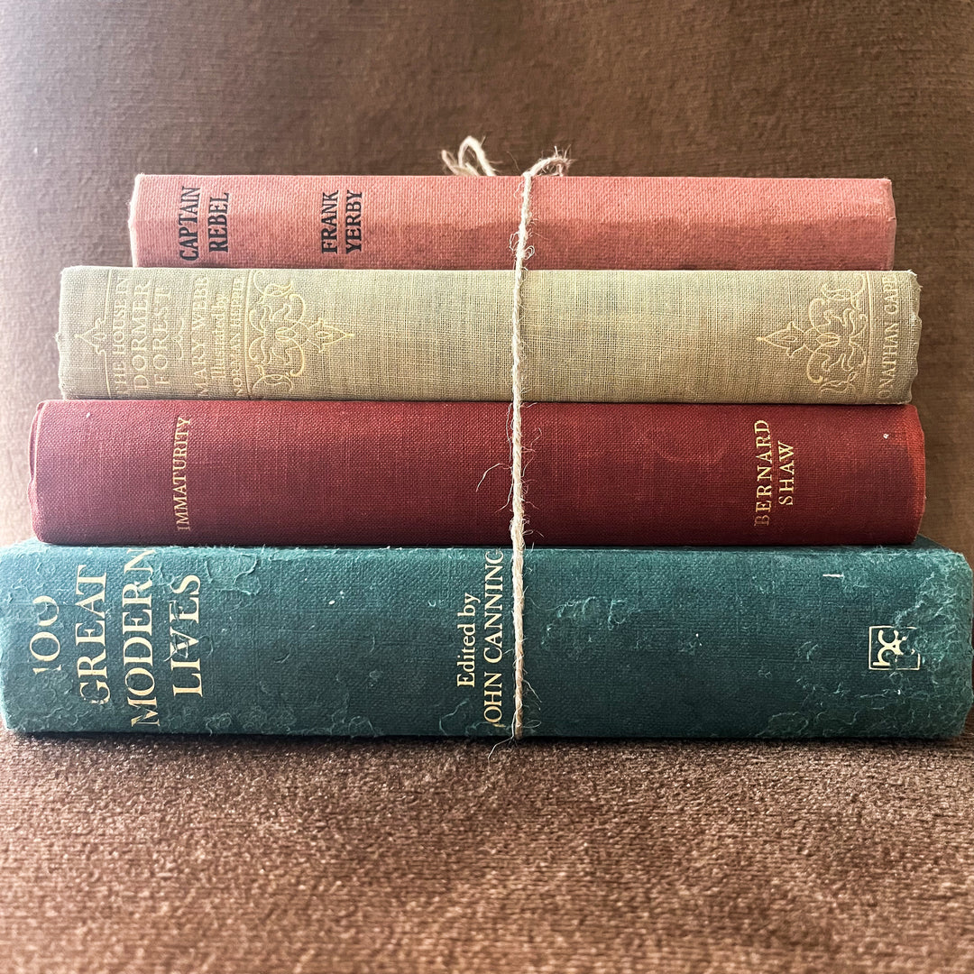 Shelf Styling - Vintage 4 Book Bundle