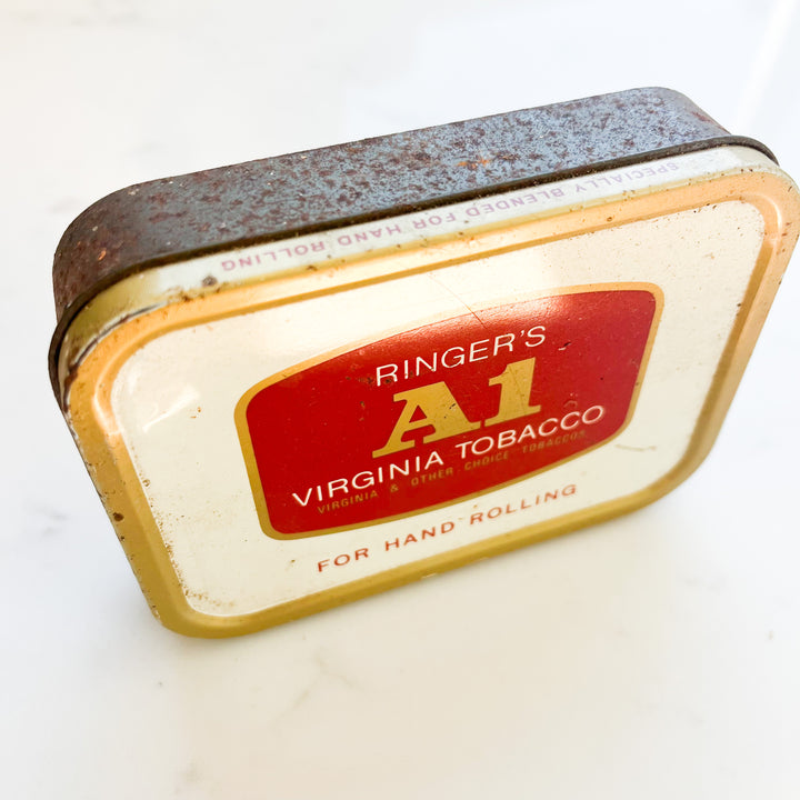 Vintage Ringers A1 Tobacco Tin – Rare Collectible Tobacco Tin