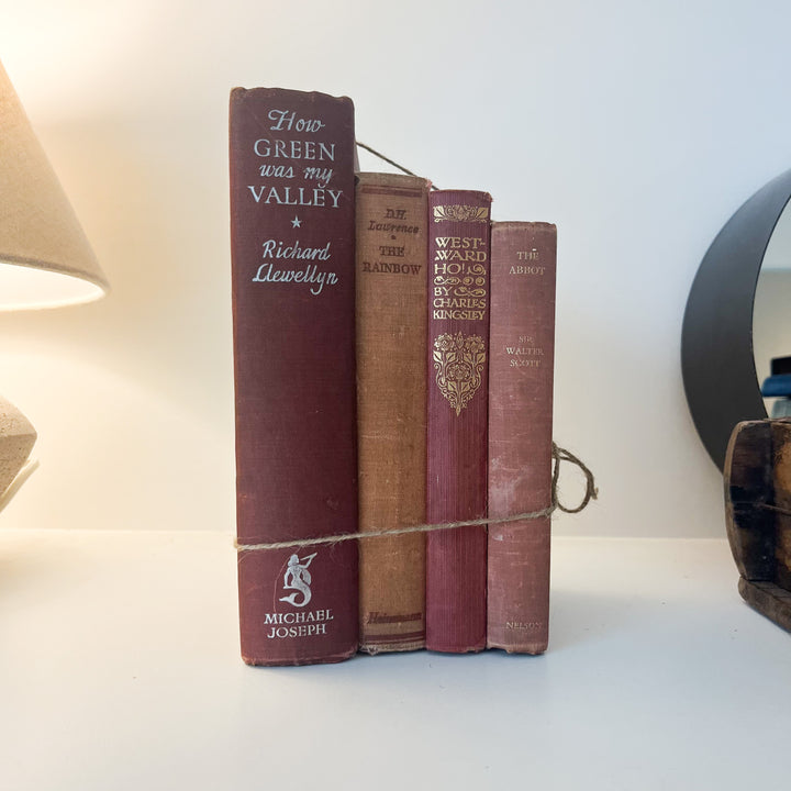 Shelf Styling - Vintage 4 Book Bundle