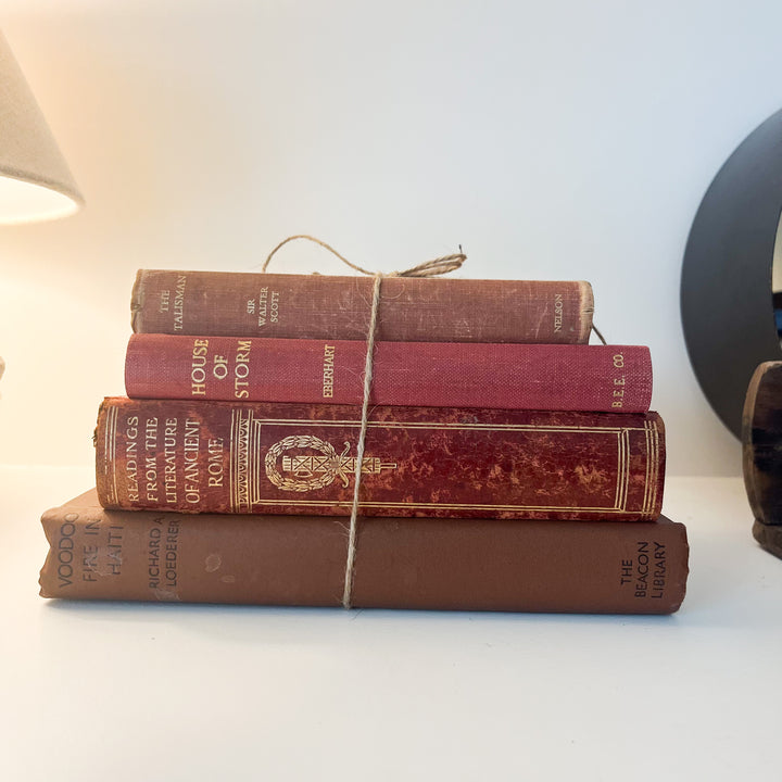 Shelf Styling - Vintage Book Bundle - 4 Books