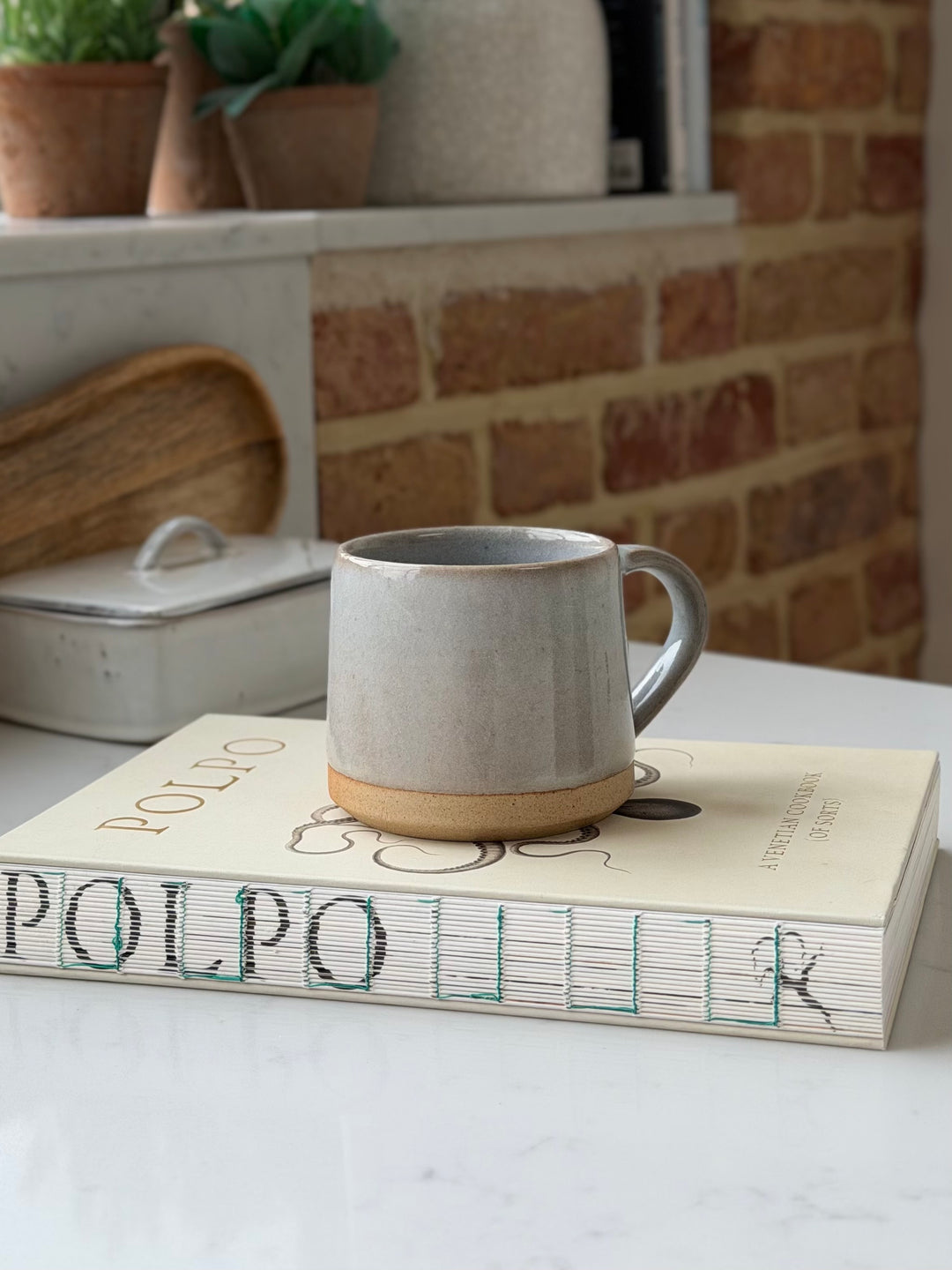 Koko Mug - Eggshell Blue - Handmade