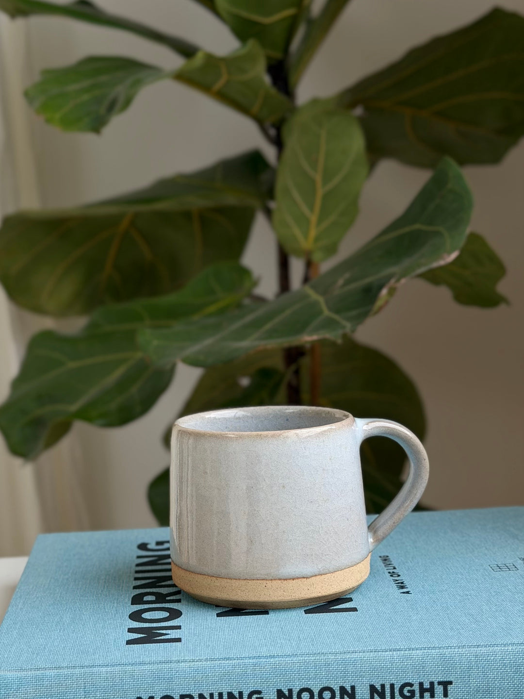 Koko Mug - Eggshell Blue - Handmade