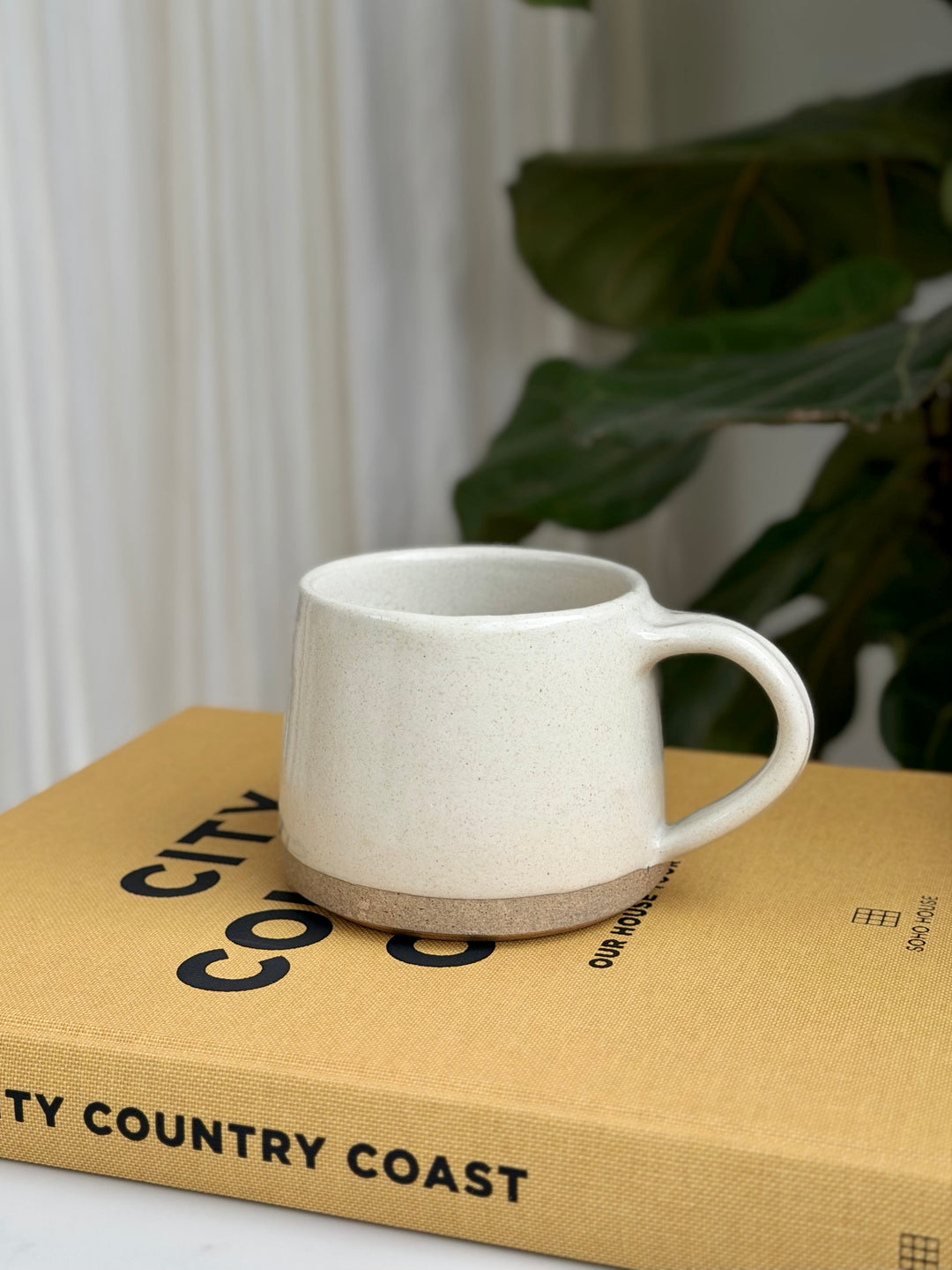 Koko Mug In Milk White - Handmade