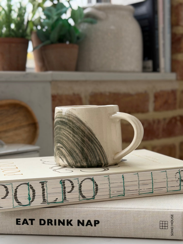 Brush Stroke Koko Mug in Forest