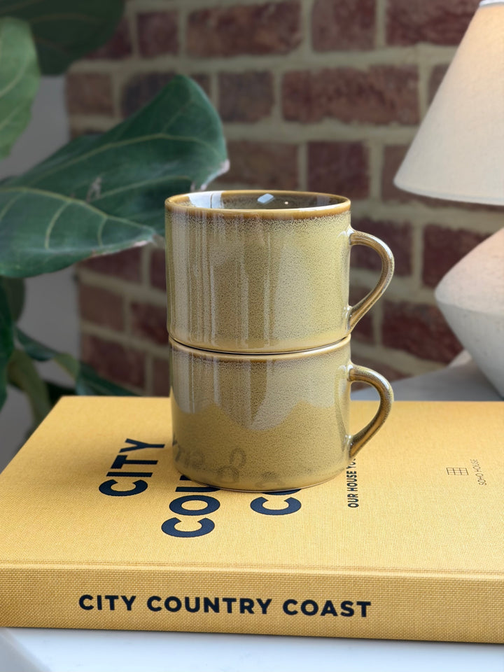 Nkuku - Kalini Mug - Green (Set of 2)