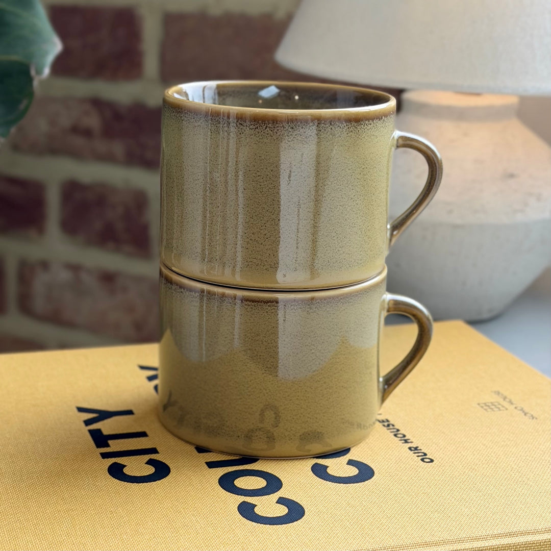 Nkuku - Kalini Mug - Green (Set of 2)