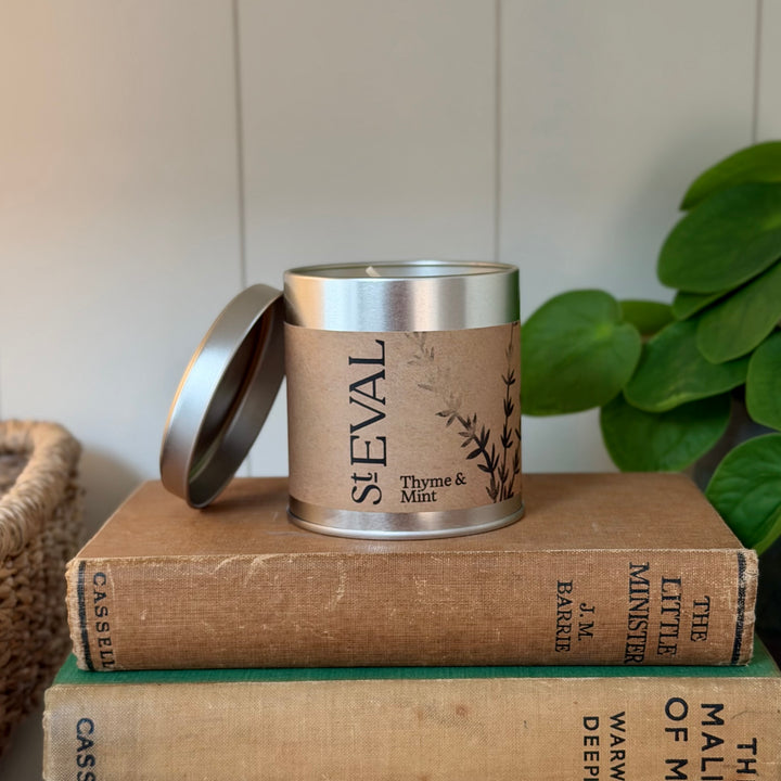 St. Eval Scented Tin Candle - Thyme &amp; Mint