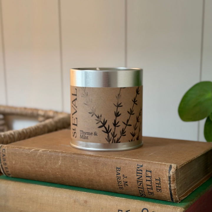 St. Eval Scented Tin Candle - Thyme &amp; Mint