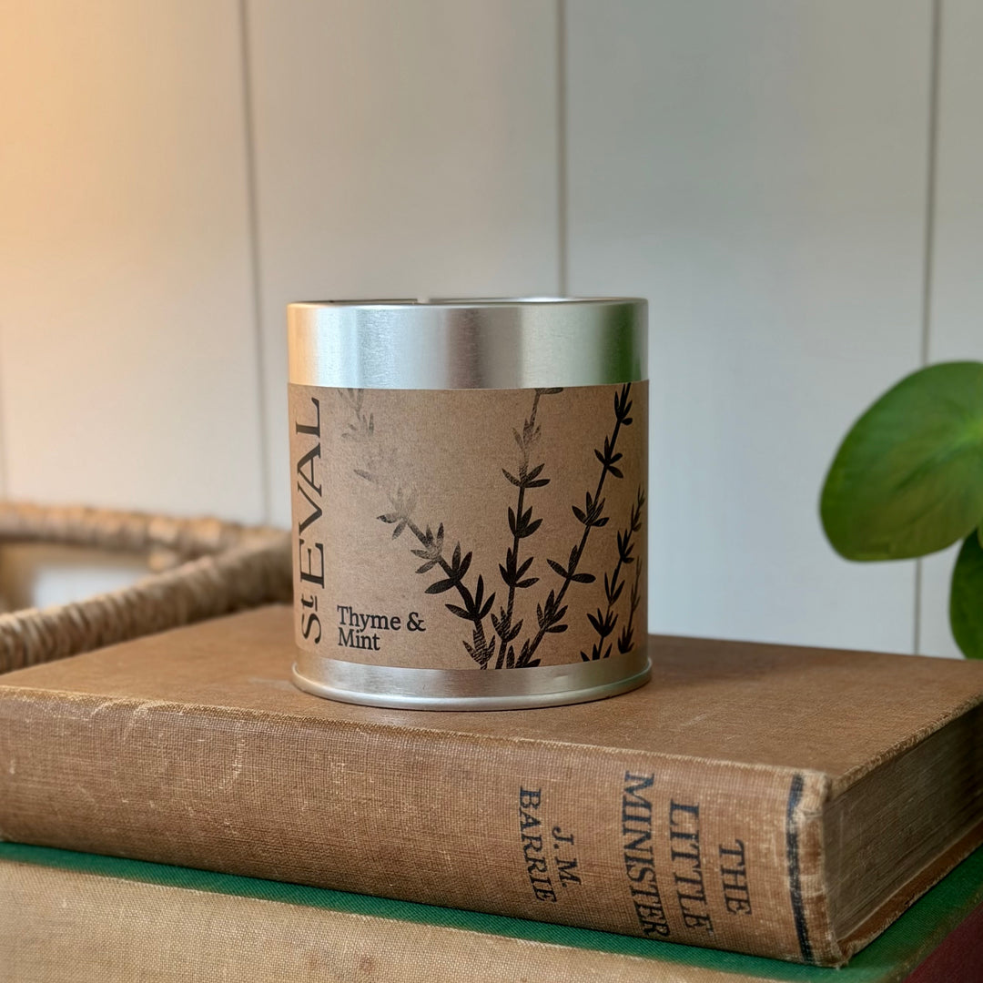 St. Eval Scented Tin Candle - Thyme &amp; Mint