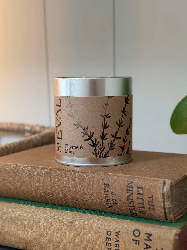 St. Eval Scented Tin Candle - Thyme &amp; Mint