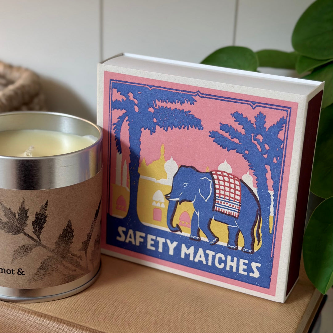Archivist Gallery Indian Elephant Vintage Matches