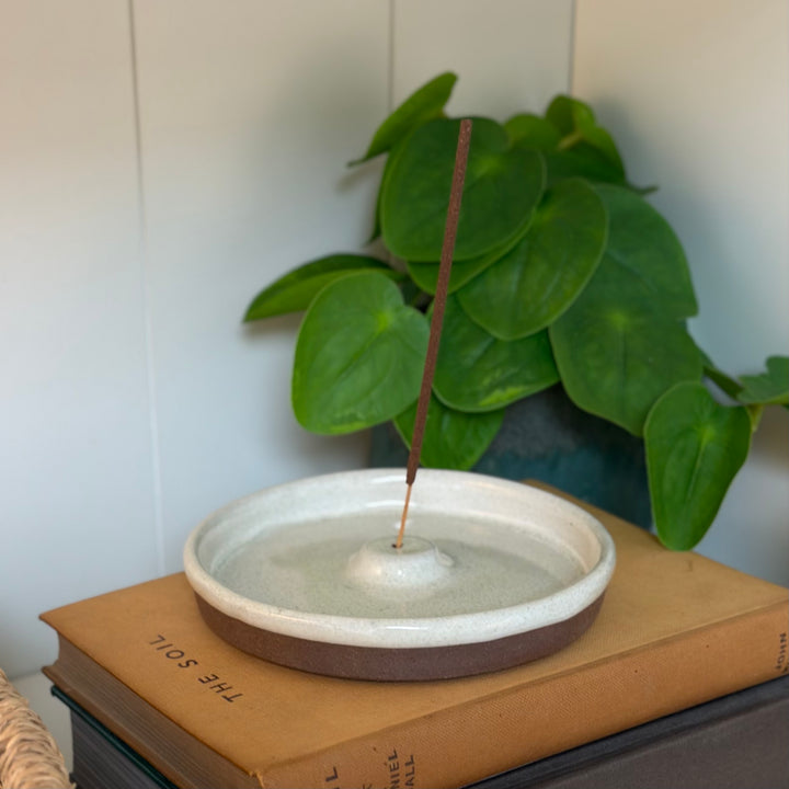 Ceramic Incense Holder With Incense Sticks