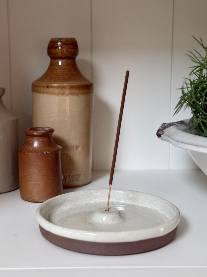 Ceramic Incense Holder With Incense Sticks